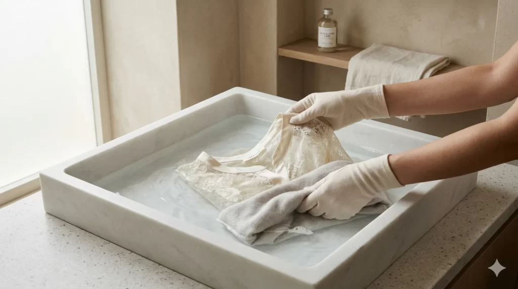 Stap-voor-stap gids voor luxe kleding wassen zonder schade met delicate verzorging